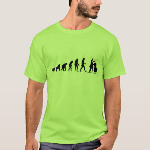 Camiseta Evolução humana: T-shirt do baixista