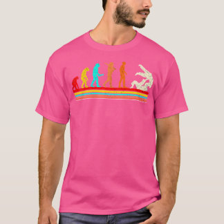 Camiseta Evolução Judo Artes Marciais Judo Engraçado