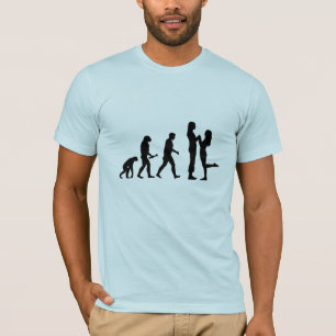 Camiseta Evolução lésbica do casamento