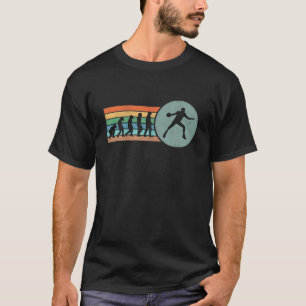 Camiseta Evolução Mais Prolongada Jogando Via E Vintagem 