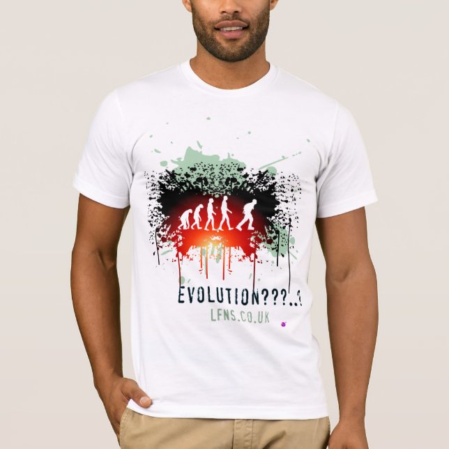 Camiseta Evolução/Manter Canvas Esquerda (Frente)