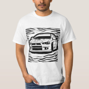 Camiseta evolução mitsubishi lancer