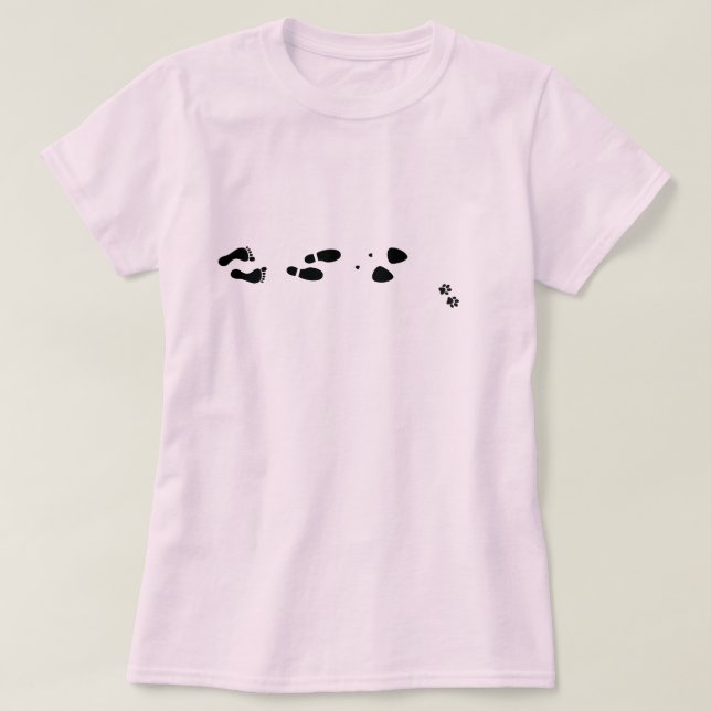 Camiseta Evolução Mulheres com Cães Gatos Primeiro Vidro Fe (Frente do Design)