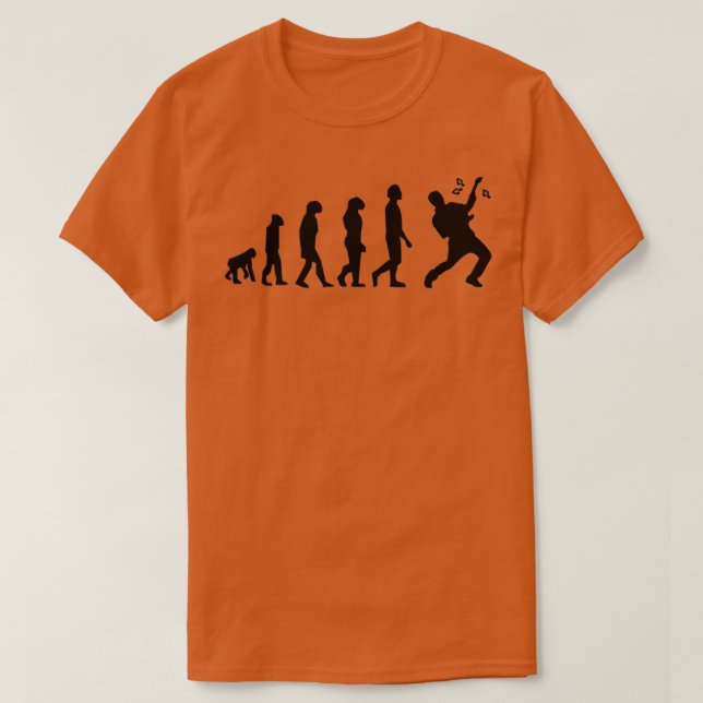 Camiseta evolução musical (Frente do Design)