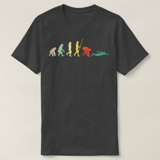 Camiseta Evolução Nadadora (Frente do Design)