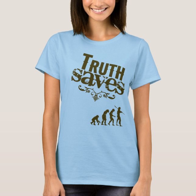 Camiseta Evolução (senhoras) (Frente)