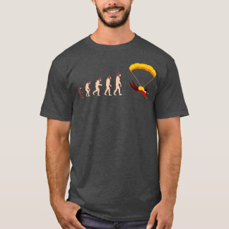 Camiseta Evolução Skydive Paraglider Idea