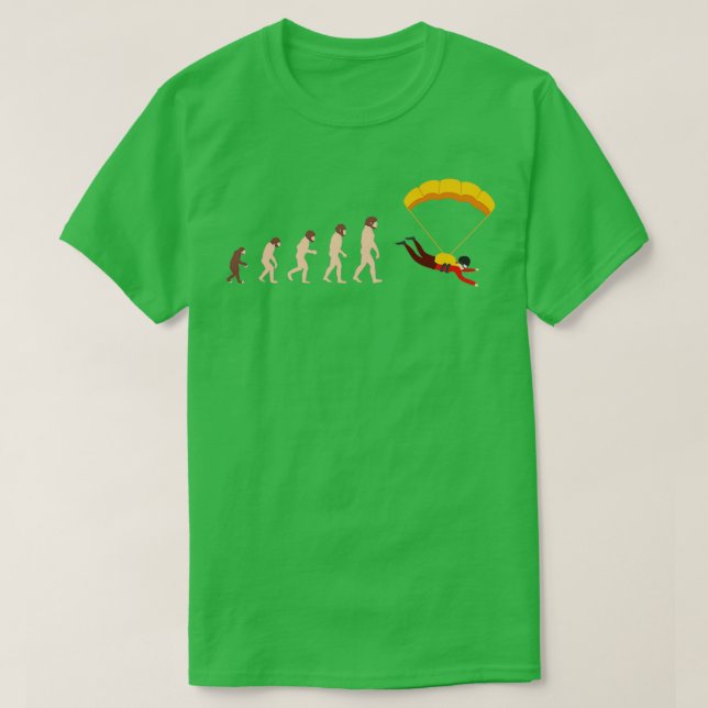 Camiseta Evolução Skydive Paraglider Idea 3 (Frente do Design)