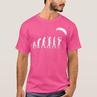 Camiseta Evolução Skydiving Paragliding Skydiver Skydiving