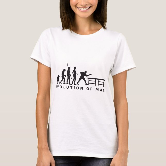 Camiseta Evolução tennis table b (Frente)