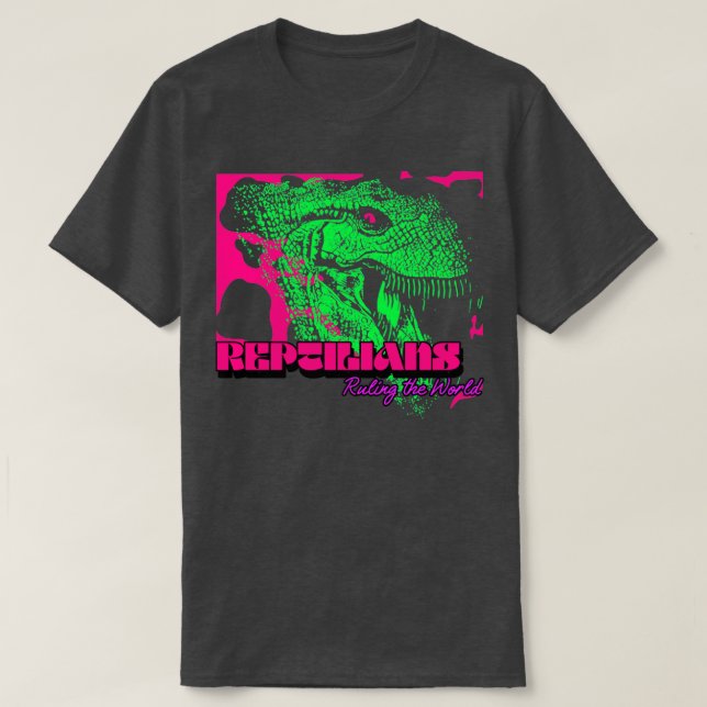 Camiseta Evolução TRex (Frente do Design)