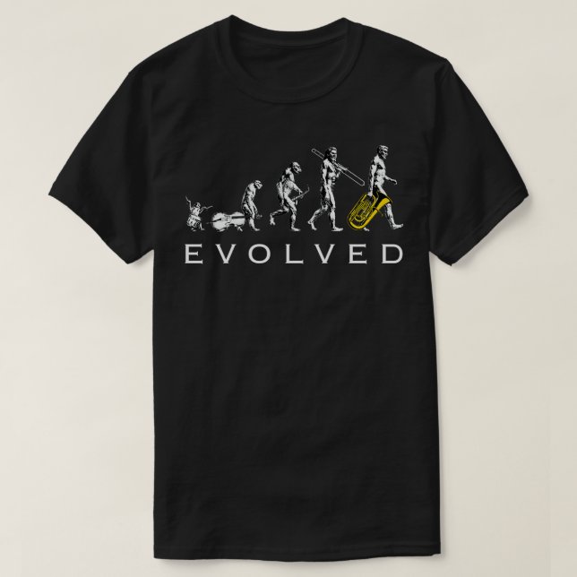 Camiseta Evolução Tuba (Frente do Design)