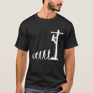 Camiseta Evolução Única legal Do Presente Elétrico De L