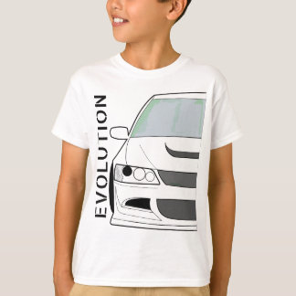 Camiseta Evolução VIII Evo 8 JDM Clássico AWD Turbo Rally L