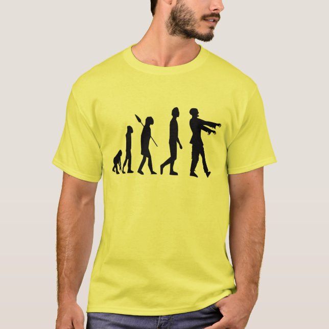 Camiseta Evolução Zombie (Frente)