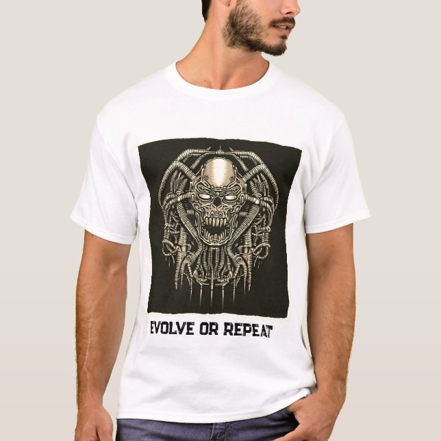 CAMISETA "EVOLUIR OU REPETIR" (Frente)