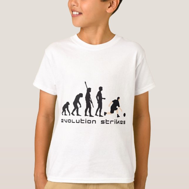 Camiseta evolution bowling (Frente)