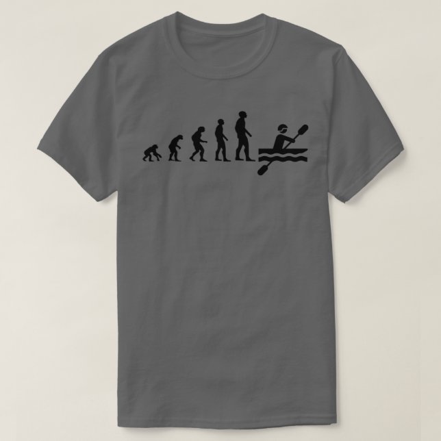 Camiseta Evolution Canoe Kayak Rears Canoeing Esporte (Frente do Design)