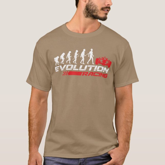 Camiseta Evolution Car Racing F1 Formula 1 Mechanic Driver  (Frente)