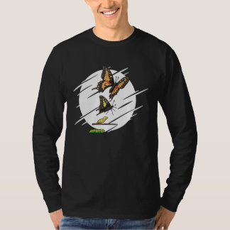 Camiseta Evolution Caterpillar Monarch Butterfly