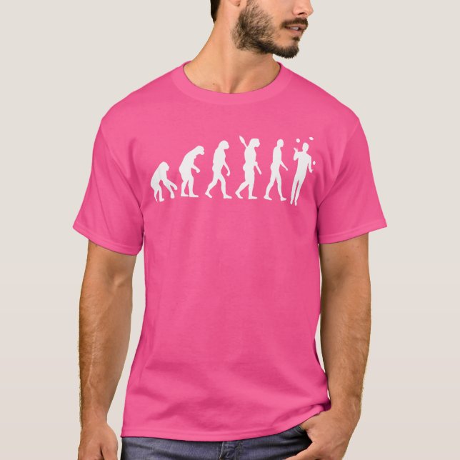 Camiseta Evolution Fazendo malabarismo (Frente)