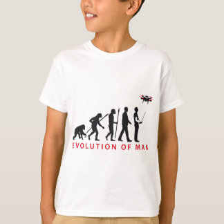 Camiseta evolution of ele controlling drone