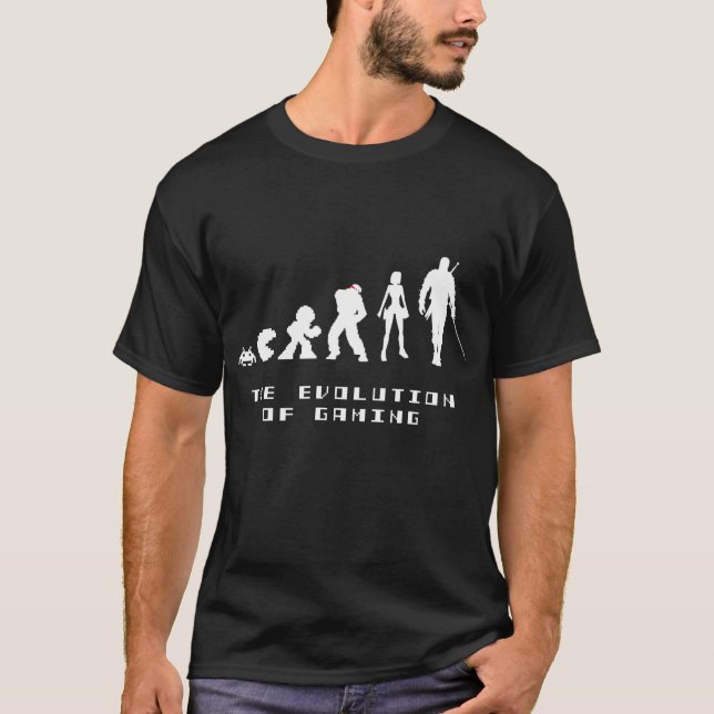 Camiseta Evolution of Gaming (Frente)