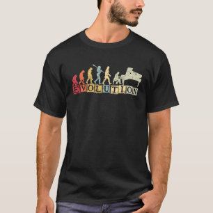 Camiseta Evolution Piano Musical Keyboard Orchestra 7
