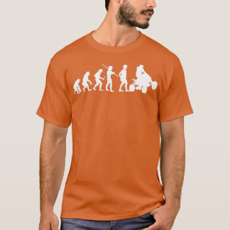 Camiseta Evolution Quad Bike ATV Funny Quad Bike Riding