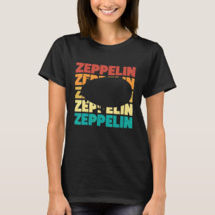 Camiseta Evolution Retro Zeppelin Dirigible Blimp Airship