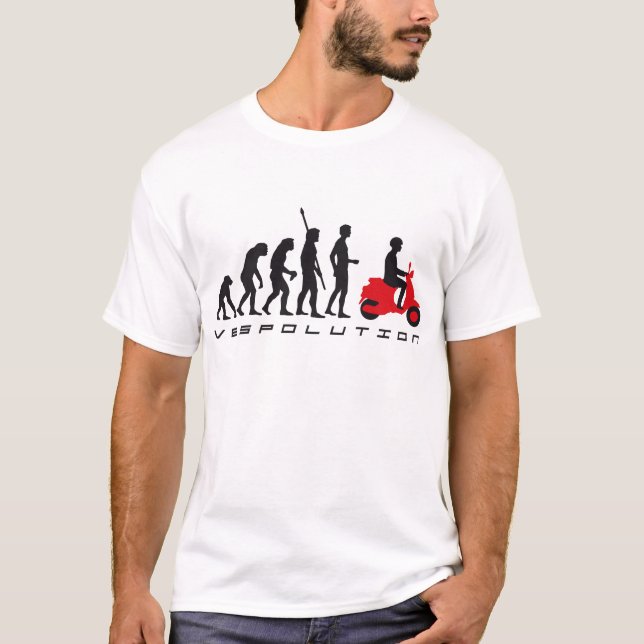 Camiseta evolution scooter (Frente)