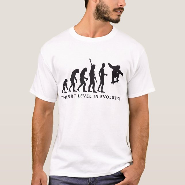 Camiseta evolution skateboard (Frente)
