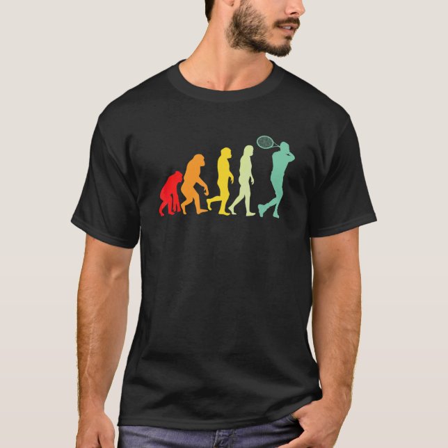 Camiseta Evolution Squash Player Ball Sports Indoor Tênis (Frente)