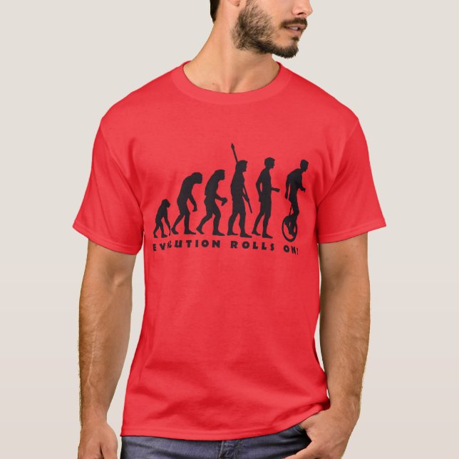 Camiseta evolution unicycle (Frente)