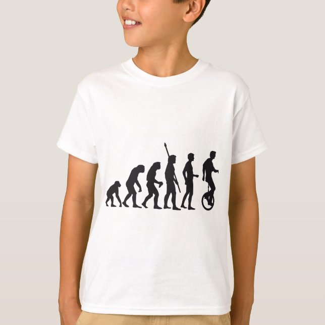 Camiseta evolution unicycle (Frente)