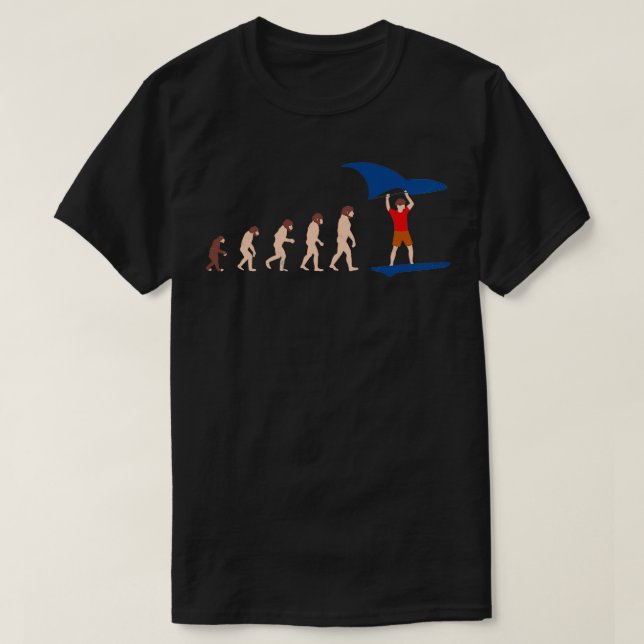 Camiseta Evolution Wing Foiling Surfer Surfer Idet 3 (Frente do Design)