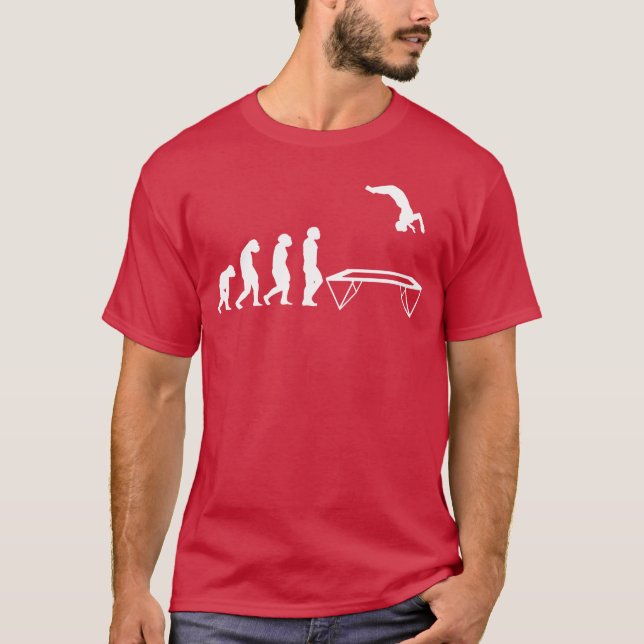 Camiseta EVOLUTIONRAMPOLINE fitness desporto ginástica amig (Frente)