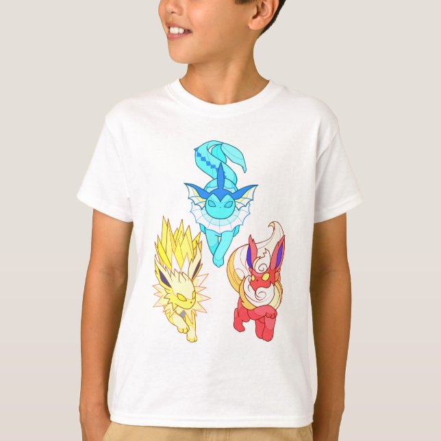 Camiseta Évolutions d’Évoli – Style & Passion Pokémon (Frente)