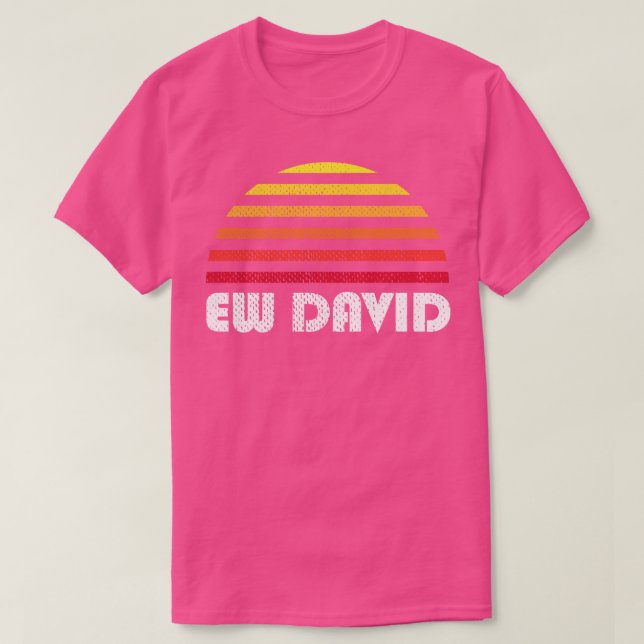 Camiseta Ew David Sunset (Frente do Design)