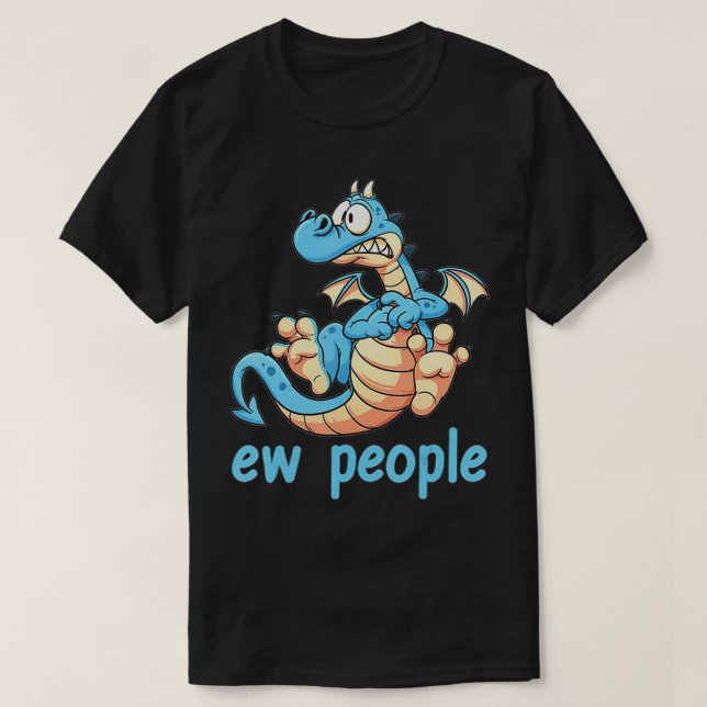 Camiseta Ew Dragon Pessoas (Frente do Design)