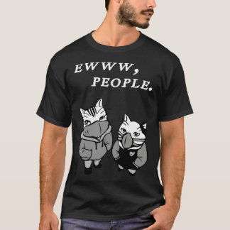 Camiseta Ew People  Cat  Introvert