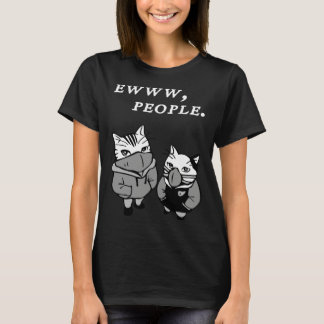 Camiseta Ew People  Cat  Introvert