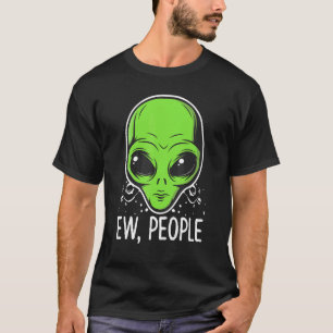 Camiseta Ew Pessoas Alienígena Face Disign Anti Social Pet