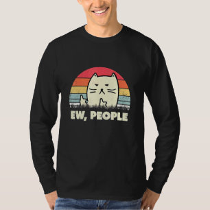 Camiseta Ew Pessoas Ca Vintage Cat Black