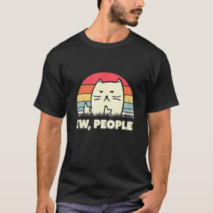 Camiseta Ew Pessoas Ca Vintage Cat Black