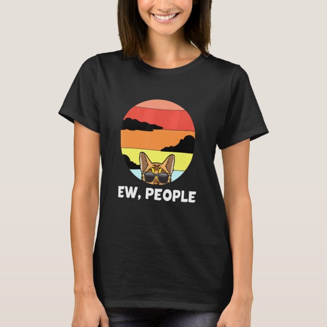 Camiseta Ew Pessoas Cat Bengala Cat (Frente)