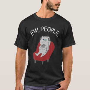 Camiseta EW Pessoas Cat lover Funny Cat Love Gatinho Propri