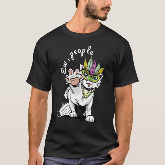 Camiseta Ew Pessoas Cat Não Vestindo Cirurgia (Frente)