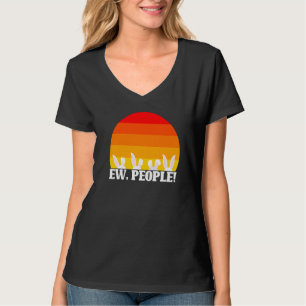Camiseta Ew Pessoas Dia Páscoa Coelho Engraçado Coelho Orel