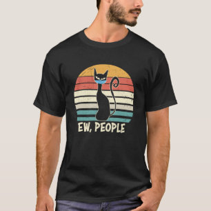 Camiseta Ew Pessoas Fofo Proprietário de Cat Cat Cat Mãe Pa